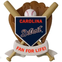 MLB Baseball Personalized Ornament, Tigers™ -Outlet Gift Echoes Store MLB Baseball Personalized Ornament Tigers 2499QHE1913B103 03