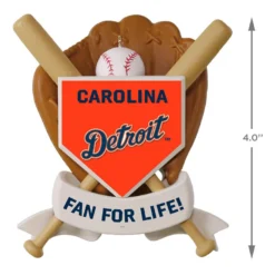 MLB Baseball Personalized Ornament, Tigers™ -Outlet Gift Echoes Store MLB Baseball Personalized Ornament Tigers 2499QHE1913B103 04