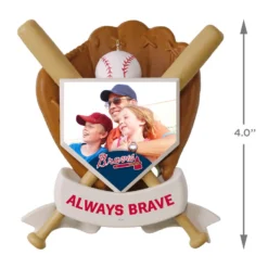 MLB Baseball Personalized Photo Ornament, Braves™ -Outlet Gift Echoes Store MLB Baseball Personalized Photo Ornament Braves 2499QHE1913B3 04