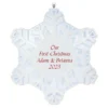 Hallmark Magic Sparkling Snowflake Script Text Personalized Ornament With Light -Outlet Gift Echoes Store Magic Sparkling Snowflake Script Text Personalized Keepsake Ornament With Light 2999QHE2010B1 01