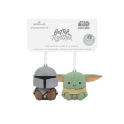 Better Together Star Wars: The Mandalorian™ And Grogu™ Magnetic Hallmark Ornaments, Set Of 2 -Outlet Gift Echoes Store Mandalorian and Grogu Christmas Ornaments 3HCM2401 04
