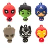 Mini Marvel Super Heroes Shatterproof Hallmark Ornaments, Set Of 6 -Outlet Gift Echoes Store Marvel Super Heroes Miniature Christmas Ornaments Set of 6 2HCM9228 01