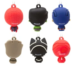 Mini Marvel Super Heroes Shatterproof Hallmark Ornaments, Set Of 6 -Outlet Gift Echoes Store Marvel Super Heroes Miniature Christmas Ornaments Set of 6 2HCM9228 06