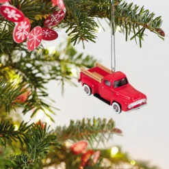 Hallmark Mini Lil' American Trucks 1954 Mercury M-100 2023 Metal Ornament, 0.75" -Outlet Gift Echoes Store Mercury M100 Truck Keepsake Ornament 1299QXM9159 02