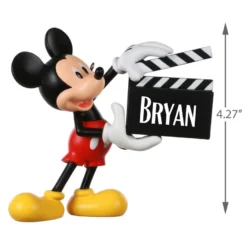 Hallmark Disney Mickey Mouse With Clapperboard Personalized Ornament -Outlet Gift Echoes Store Mickey Mouse Clapperboard Personalized Ornament 2499QHE1960B1 03