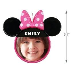 Hallmark Disney Minnie Mouse Ears Silhouette Text And Photo Personalized Ornament -Outlet Gift Echoes Store Minnie Mouse Ears TextPhoto Personalized Ornament 2499QHE1963B2 03