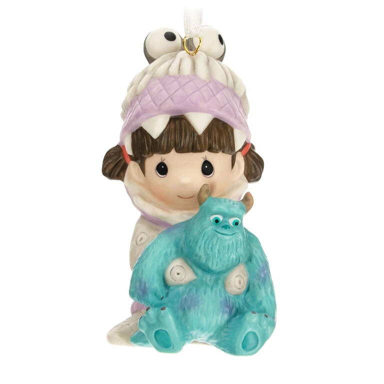 Hallmark Disney/Pixar Precious Moments Monsters, Inc. Boo And Sulley Porcelain Ornament 3 Hallmark Disney/Pixar Precious Moments Monsters, Inc. Boo And Sulley Porcelain Ornament