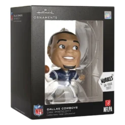 NFL Dallas Cowboys Dak Prescott Bouncing Buddy Hallmark Ornament -Outlet Gift Echoes Store NFL Dallas Cowboys Dak Prescott Bouncing Buddy Christmas Ornament 1OSL1563 04