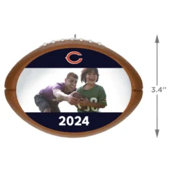 Hallmark NFL Football Chicago Bears Text And Photo Personalized Ornament -Outlet Gift Echoes Store NFL Football Chicago Bears Text and Photo Personalized Ornament 2499QHE1985B12 03