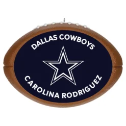 Hallmark NFL Football Dallas Cowboys Text Personalized Ornament