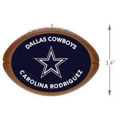 Hallmark NFL Football Dallas Cowboys Text Personalized Ornament -Outlet Gift Echoes Store NFL Football Dallas Cowboys Text Personalized Ornament 2499QHE1985B3 03