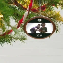 Hallmark NFL Football Green Bay Packers Text And Photo Personalized Ornament -Outlet Gift Echoes Store NFL Football Green Bay Packers Text and Photo Personalized Ornament 2499QHE1985B10 02