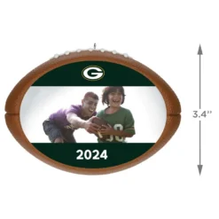 Hallmark NFL Football Green Bay Packers Text And Photo Personalized Ornament -Outlet Gift Echoes Store NFL Football Green Bay Packers Text and Photo Personalized Ornament 2499QHE1985B10 03