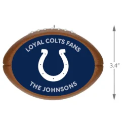 Hallmark NFL Football Indianapolis Colts Text Personalized Ornament -Outlet Gift Echoes Store NFL Football Indianapolis Colts Text Personalized Ornament 2499QHE1985B9 03
