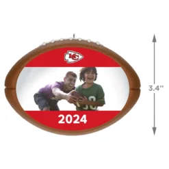 Hallmark NFL Football Kansas City Chiefs Text And Photo Personalized Ornament -Outlet Gift Echoes Store NFL Football Kansas City Chiefs Text and Photo Personalized Ornament 2499QHE1985B13 03