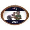 Hallmark NFL Football New England Patriots Text And Photo Personalized Ornament -Outlet Gift Echoes Store NFL Football New England Patriots Text and Photo Personalized Ornament 2499QHE1985B15 01