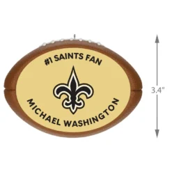 Hallmark NFL Football New Orleans Saints Text Personalized Ornament -Outlet Gift Echoes Store NFL Football New Orleans Saints Text Personalized Ornament 2499QHE1985B7 03
