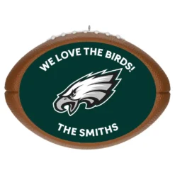 Hallmark NFL Football Philadelphia Eagles Text Personalized Ornament