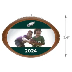 Hallmark NFL Football Philadelphia Eagles Text And Photo Personalized Ornament -Outlet Gift Echoes Store NFL Football Philadelphia Eagles Text and Photo Personalized Ornament 2499QHE1985B16 03