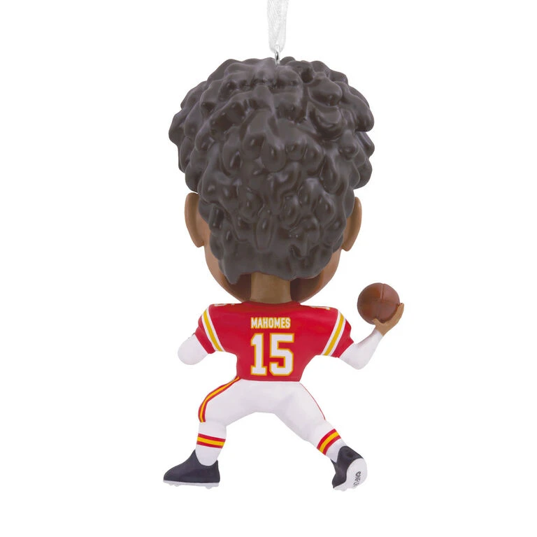 NFL Kansas City Chiefs Patrick Mahomes II Bouncing Buddy Hallmark Ornament 7 NFL Kansas City Chiefs Patrick Mahomes II Bouncing Buddy Hallmark Ornament - Image 5