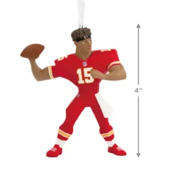 NFL Kansas City Chiefs Patrick Mahomes II Hallmark Ornament -Outlet Gift Echoes Store NFL Kansas City Chiefs Patrick Mahomes II Christmas Ornament 1OSL1547 03