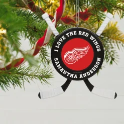NHL Hockey Personalized Ornament, Detroit Red Wings® -Outlet Gift Echoes Store NHLHockey Personalized Ornament Detroit Red Wings 2499QHE1925B10 02