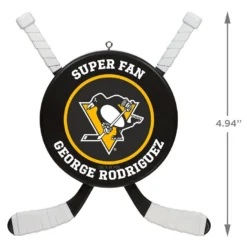 NHL Hockey Personalized Ornament, Pittsburgh Penguins® -Outlet Gift Echoes Store NHLHockey Personalized Ornament Pittsburgh Penguins 2499QHE1925B12 03