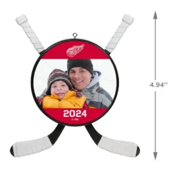 NHL Hockey Personalized Photo Ornament, Detroit Red Wings® -Outlet Gift Echoes Store NHLHockey Personalized Photo Ornament Detroit Red Wings 2499QHE1925B5 03