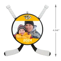 NHL Hockey Personalized Photo Ornament, Nashville Predators® -Outlet Gift Echoes Store NHLHockey Personalized Photo Ornament Nashville Predators 2499QHE1925B3 03