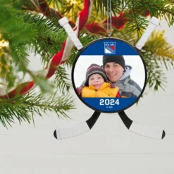 NHL Hockey Personalized Photo Ornament, Chicago Blackhawks® -Outlet Gift Echoes Store NHLHockey Personalized Photo Ornament New York Rangers 2499QHE1925B6 02
