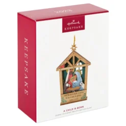 Hallmark A Child Is Born Nativity Papercraft Ornament -Outlet Gift Echoes Store Nativity Scene Wood and Paper Keepsake Ornament 1999QGO2759 04