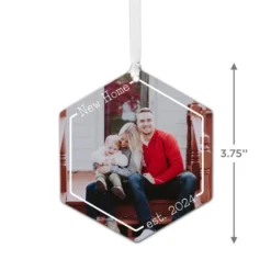 Hallmark New Home Personalized Text And Photo Metal Ornament -Outlet Gift Echoes Store New Home Personalized Christmas Ornament 1OFM1002B1 03
