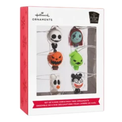 Mini Disney Tim Burton's The Nightmare Before Christmas Shatterproof Hallmark Ornaments, Set Of 6 -Outlet Gift Echoes Store Nightmare Before Christmas Christmas Ornaments 3HCM2372 04