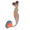 Hallmark Mythical Mermaids Ornament -Outlet Gift Echoes Store Orange and Blue Mermaid Keepsake Ornament 1799QXR8257 01