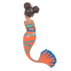 Hallmark Mythical Mermaids Ornament -Outlet Gift Echoes Store Orange and Blue Mermaid Keepsake Ornament 1799QXR8257 06
