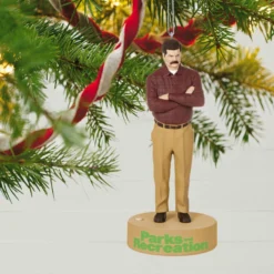 Hallmark Parks And Recreation Ron Swanson Ornament With Sound -Outlet Gift Echoes Store Parks and Rec Ron Swanson Keepsake Ornament 2199QXI7277 02