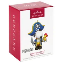 Hallmark Peanuts® Spotlight On Snoopy Pirate Snoopy Ornament -Outlet Gift Echoes Store Peanuts Pirate Snoopy Keepsake Ornament 1699QXR8229 04