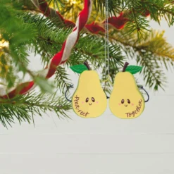 Hallmark Pear-fect Together Ornament -Outlet Gift Echoes Store Pearfect Together Fruit Keepsake Ornament 1899QGO2887 02