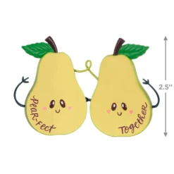 Hallmark Pear-fect Together Ornament -Outlet Gift Echoes Store Pearfect Together Fruit Keepsake Ornament 1899QGO2887 03