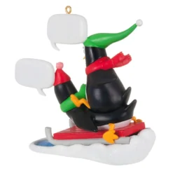 Hallmark What Did You Call Me? Ornament -Outlet Gift Echoes Store Penguins Sledding Keepsake Ornament 2099QGO2867 06