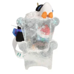 Hallmark Long Letter To Santa Penguin Ornament -Outlet Gift Echoes Store Penguins in Ice Chair Keepsake Ornament 1899QGO2959 06
