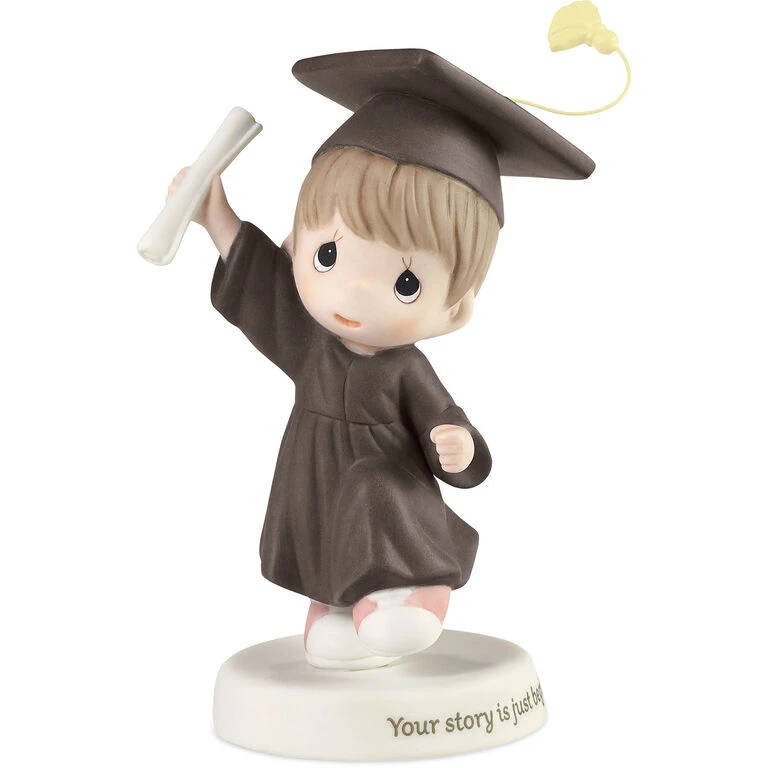 Precious Moments Graduation Boy Figurine, 6.5" 4 Precious Moments Graduation Boy Figurine, 6.5" - Image 2