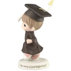 Precious Moments Graduation Boy Figurine, 6.5" 8 Precious Moments Graduation Boy Figurine, 6.5" -Outlet Gift Echoes Store Precious Moments Graduation Boy Figurine 193007 03