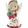 Precious Moments Wreathed In Christmas Glory Light-Up Musical Angel Figurine, 6" -Outlet Gift Echoes Store Precious Moments LightUp Musical Angel Figurine 231401 01