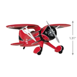 Hallmark Sky's The Limit Bulldog Racer Ornament 10 Hallmark Sky's The Limit Bulldog Racer Ornament -Outlet Gift Echoes Store Red Black White Airplane Keepsake Ornament 1999QXR8169 03