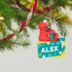 Hallmark Sesame Street® A Gift From Elmo Personalized Ornament -Outlet Gift Echoes Store Sesame Street A Gift From Elmo Personalized Keepsake Ornament 2499QHE2111B1 02