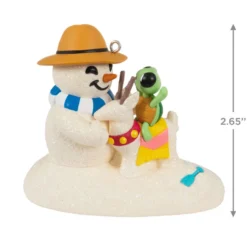 Hallmark Sandal The Snowman Ornament -Outlet Gift Echoes Store Snowman on Beach Keepsake Ornament 1799QXR8097 03