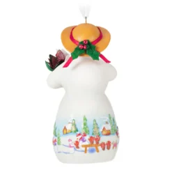 Hallmark Snowtop Lodge Terran S. Gardner Porcelain Ornament 13 Hallmark Snowtop Lodge Terran S. Gardner Porcelain Ornament -Outlet Gift Echoes Store Snowman with Flower Pot Keepsake Ornament 2299QXR8119 06