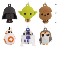 Mini Star Wars™ Shatterproof Hallmark Ornaments, Set Of 6 -Outlet Gift Echoes Store Star Wars Characters Miniature Christmas Ornaments Set of 6 2HCM6129 03