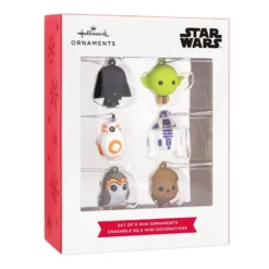 Mini Star Wars™ Shatterproof Hallmark Ornaments, Set Of 6 -Outlet Gift Echoes Store Star Wars Characters Miniature Christmas Ornaments Set of 6 2HCM6129 04